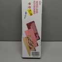 Wireless Keyboard, Round Keycaps, Retro Typewriter Keyboard with Detachable Wrist Rest, Sleep Mode, Foldable Legs, 2.4GHz Full-Size Cordless Computer Keyboard for Windows/PC/Laptop (Latte)