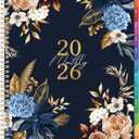 4 x 2026 Monthly Planner - 9'' x 11'', Monthly Planner/Calendar 2026, from MAR.-Dec. 2026, 12 Month Calendar with Tabs, Premium Paper, Twin-wire Binding, Inner Pocket, Note Pages
