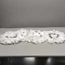 Spin Mop Replacement Head 4 Pack Mop Refill Compatible with Ocedar Triangle Swivel Mops Microfiber Swivel Mop Refill,Deep Clean,Machine Washable and Easy to Replace (White)