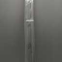 Aluminum Cordless Mini Blinds for Indoor Windows Room Darkening 100% Privacy 1" L-Shaped Blades Window Blinds for Home, for Window Size 48" W  64" H, Silver Grey