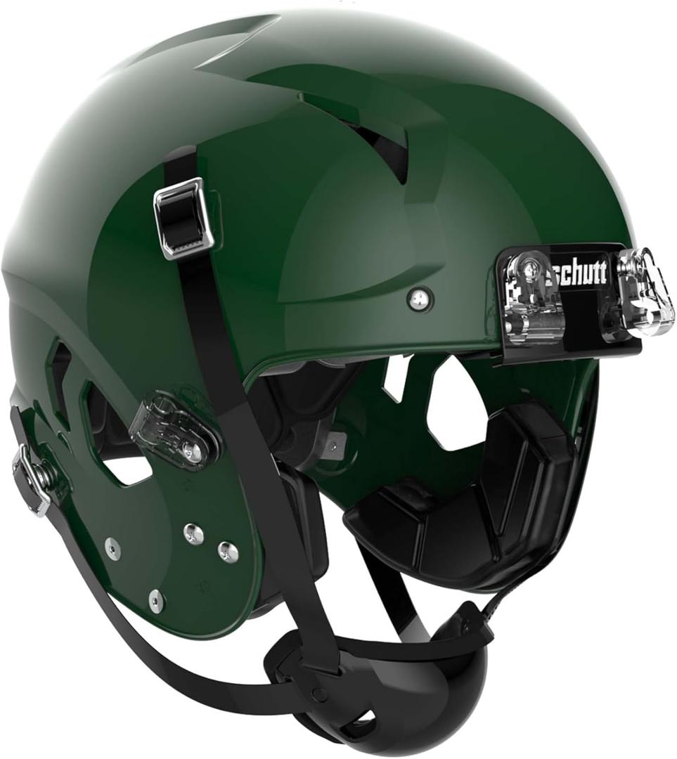 Schutt Vengeance PRO LTD II Varsity Football Helmet (Facemask NOT Included) (Large, Dark Green)