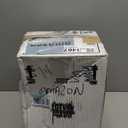 ULTCOVER 600D Tough Canvas Heavy Duty Square Patio Table and Chair Cover - Waterproof Outdoor General Purpose Furniture Covers 86 inch, Black