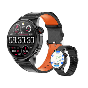 Smart Watches for Men, 1.46" Fitness Tracker (Make Calls/Text), GPS and Offline Maps Navigation,5 Satellite Systems, Health,      Compass/Altitude/Barometer,100+Sports Mode for Android iOS with 2 Straps