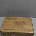 Bamboo Bread Slicer Guide: Bread Cutter for Homemade Bread Loaf - Adjustable and Foldable with Crumb Tray