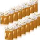 Tenare 12 Pcs Small Gift Bags Mini Paper Bags Bulk Tiny with Handle Tissue for Jewelry Gift Wrapping Christmas Birthday Xmas New Year Party Favor Supplies(4 * 2.75 * 4.5inch,Gold)