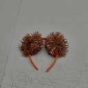 xo, Fetti Disco Pumpkin Headband - Fits Adult + Child | Halloween Hair Accessory, Orange Kids Party Favor, Spooky Birthday Decorations, Fall Costume