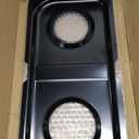 WB34K10009 WB34K10010 Drip Pans Cooktop Replacement Parts for GE Oven Double Burner Drip Pan Stainless Steel Range Cooktop Drip Bowls 16.62'' x 8'' Spectra XL44 Gas Stove Drip Pans Oven Parts 2 Pcs