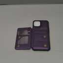 Vinich for iPhone 14 Wallet Case with Card Holder, RFID Blocking Credit Slots Kickstand Shockproof Phone Cover Fit for iPhone 14 6.1" Purple
