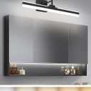 Modern LED Vanity Light Fixture,Metal Black 23.6‘’ 5CCT DimmableAdjustable & Rotatable Bathroom Light Fixture Above Mirror, Wall Sconce, 23.6IN
