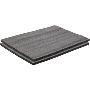 Okuna Outpost Foam Sheets - 16 x 12 x 0.5 in, Black, 2-Pack - High Density Polyethylene Padding & Packing Foam Pads for Backpack Bottom Padding & Tool Case Inserts - Customizable Craft Cushioning