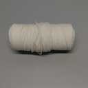 Polyester Cord 4mm 160 Yards Braided Macrame Cord, Elastic Yarn for Crocheting, Polyester Rope for DIY Hand Craft Bag Basket Cushion Home Decorations Projects (Beige)