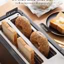 4 Slice Toaster, Long Slot Touch Screen Retro Toaster with Digital Countdown, Extra-Wide Slots for Bagels & Artisan Bread, 6 Browning Levels, 5 Bread Modes, Defrost Reheat Cancel, Stainless Steel