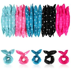 40pcs No Heat Curlers You Can Sleep in, Hair Rollers for Long Hair DIY(5 Colors) (40 Count (Pack of 1))