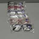 CCVOO 6 Pack Blue Light Blocking Reading Glasses, Anti Headache/Glare/Eye Strain Readers Computer Eyeglasses Women/Men (6 Pack Mix, 2.00)