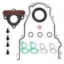 Timing Cover Gasket Set, for LS Camshaft Thrust Retainer Plate Seal Cam w/Bolt,Water Pump Gasket,Crankshaft Seal,for GM Gen III IV V LS1 LT1 L86 L84 LT4 LQ4 LS2 LS3,4.8/5.3/6.0/6.2L