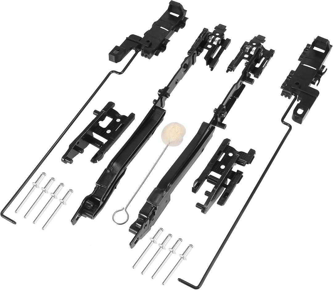 X AUTOHAUX Sunroof Track Assembly for Ford F150 F250 F350 F450 Expedition for Lincoln Navigator Mark LT Sunroof Track Repair Kit 02ESR1201ABK