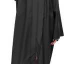 Unisex Matte Graduation Cap and Gown 2026 Tassel Set for High School and Bachelor (54''(5'9''-5'11''), Black)