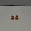 PATIKIL 1 1/4" to 3/4" ID Copper Reducer, 2pcs 99.9% Pure Copper Reducing Coupling Pressure Fitting Pipe Tube Connector Adapter with Sweat Solder Connection for HVAC Refrigeration System