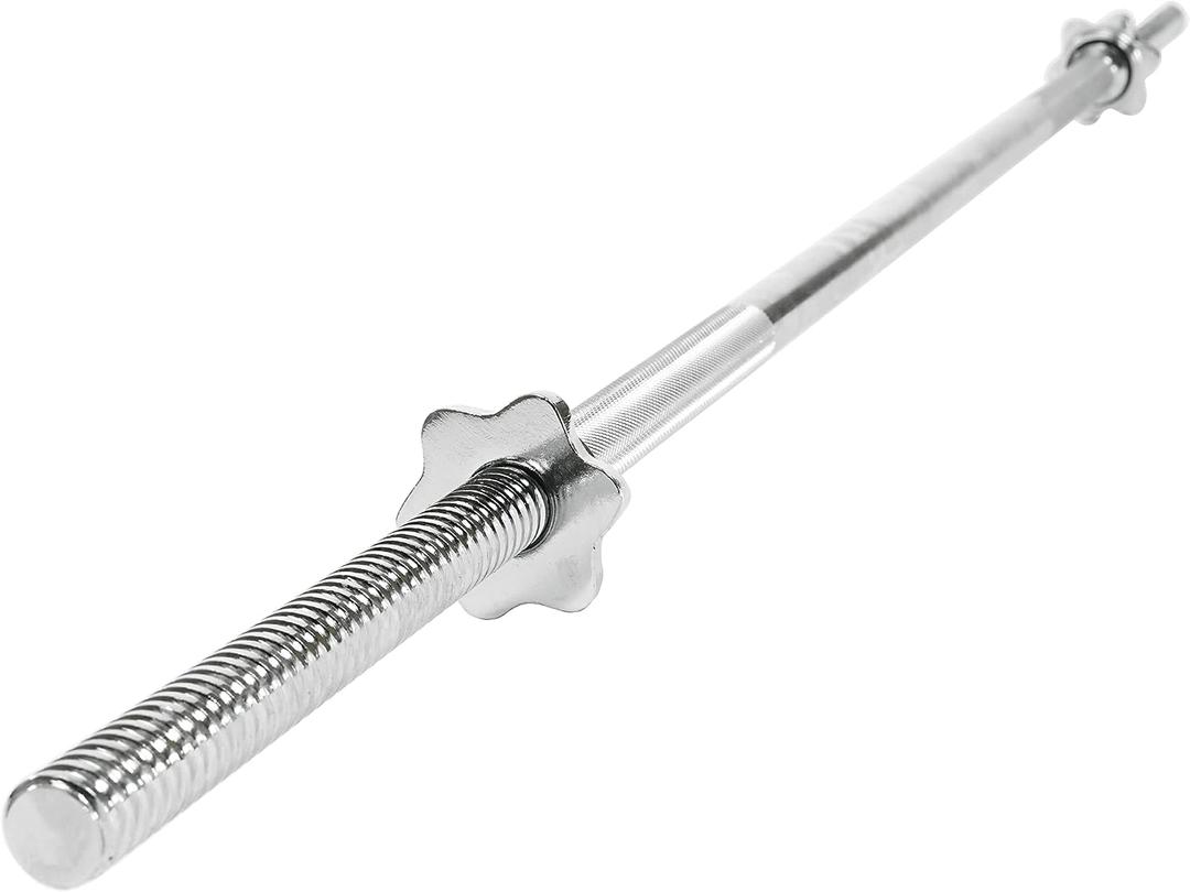 Sunny Health & Fitness 60-Inch Chrome Barbell Bar or High-Density Foam Barbell Pad Strength Training Gear for Squats, Deadlifts, Hip Thrusts, Bench Press, Lunges & Full-Body Home Gym Workouts