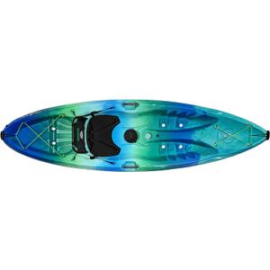Perception Kayaks Tribe 9.5 | Sit on Top Kayak | Recreational Kayak | 9' 5" (Dj vu)