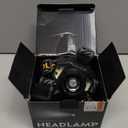 LED Headlamp Rechargeable99000 Super Bright Head Lamp with 12 Modes & 90H Long Battery Life & IPX7 Waterproof,90 Adjustable Headlight for Outdoor Camping, Cycling, Hiking