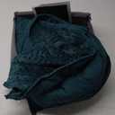 Mr. Sandman Weighted Blanket for Adults Queen Size 15 lbs, Soft Cooling Heavy Minky Blanket for Sleep, Washable Throw Blanket with Glass Beads, 60 x 80 Inches, Dark Green