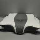 Pain Relief Cervical Pillow for Neck Support,Adjustable Ergonomic Pillow Cozy Sleeping,Odorless Orthopedic Memory Foam Pillows,Contour Bed Pillow for Side Back Stomach Sleeper (Queen Size-24.8''Lx14.96''Wx5.78''H, Grey)