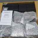 VIODAIM Solar Post Cap Lights 4x4 5x5 6x6, Waterproof Firefly, 12-Pack