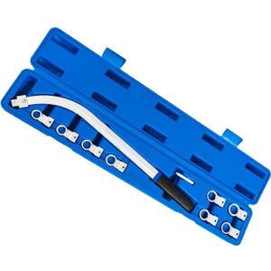 10PCS Universal Auxiliary Timing Idler Belt Wrench Serpentine Belt Tension Pulley Wrench Set Engine Timing Belt Tensioning Nut Bolt Screw Remover