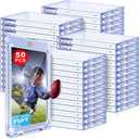 75pt One Touch Card Holder: 50ct Magnetic Card Cases for Trading Cards, U-V Protection 75 pt Magnetic Card Holder for Sports Game Cards, Football, Baseball