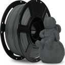 FLASHFORGE PLA Filament 1.75mm +/- 0.02mm, Matte Grey 3D Printer Filament 1kg (2.2lbs) Spool, Excellent Printing Performance, Easy to Use for Most FDM 3D Printers