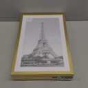 upsimples 12x16 Picture Frame Gold 3 Pack, Scratch-Proof Poster Frames 12 x 16 for Photo Gallery - Slide-In Strips, Horizontal or Vertical Wall Mounting