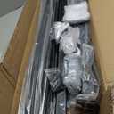 Hand Rails for Outdoor Steps，Stair Handrail & Indoor Stair Railing Kit，Railings for Outdoor Steps for Fence & Outdoor Steps (1, Black-with Balusters, 2 Step)