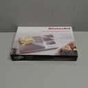 KitchenAid KQ909 Dual Platform Digital Kitchen and Food Scale, 11 Pound Capacity and Precision 16oz Capacity, White with Stainless Steel