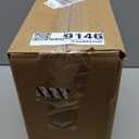 Bezrat Microwave Tall Glass Plate Cover | Splatter Guard Lid with Easy Grip Silicone Handle Knob | 100% Food Grade | BPA Free and Dishwasher Safe | 10 Inch (Black-)