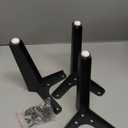 Metal Table Legs Bench Legs Heavy Duty Square Tube Desk Legs Furniture Legs for Coffee/Dining/Side Table (Triangle, 6 )