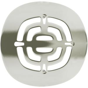 Westbrass Brass Snap-In Shower Strainer Grid, Polished Nickel, D316-05