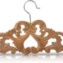 Handmade Vintage Wooden Wedding Suit Jacket Tuxedo Shirt Coat Clothes Hanger for Groom & Bridal Wedding Dress Non Slip Smooth Finish Swivel Hook Bridal Shower Party Favor Gift Ideas