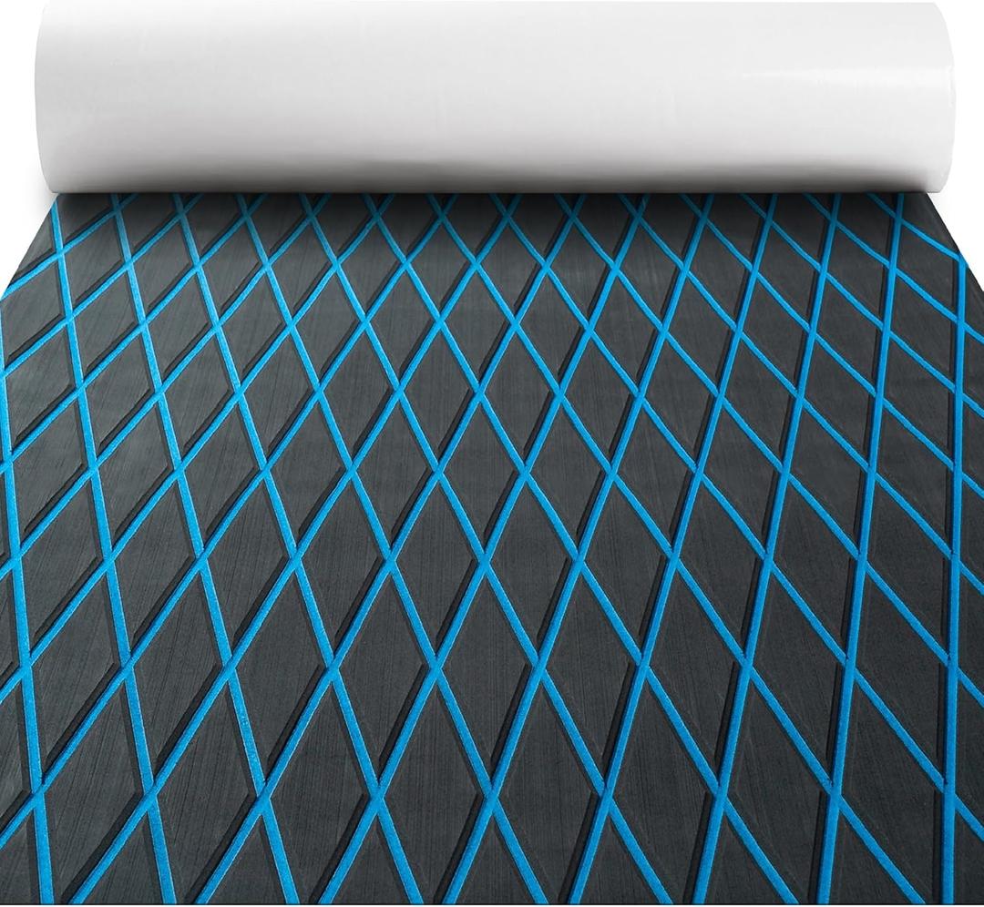 Fullfire Boat Flooring - EVA Foam Boat Decking - Marine Mat Self-Adhesive Flooring Sheet Marine Carpet for Motorboat Yacht Kayak RV