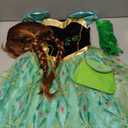 iTVTi Princess Anna Dress for Girls Halloween Carnival Christmas Costume with Accessories (4-5 Years)