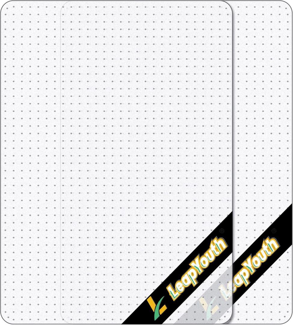 2 Pack Office Chair Mat for Carpets, 48" x 36" Clear Chair Mat for Carpeted Floors, Heavy Duty Under Desk Protector Carpeted Floors Mats, Rolling Computer Floor Mats with Studs for Home and Office