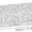 Elastic Table Cover with Pvc Material Dining Table Protector for Outdoor Use Easy to Install with Elastic Band for Patio Gatherings and Events