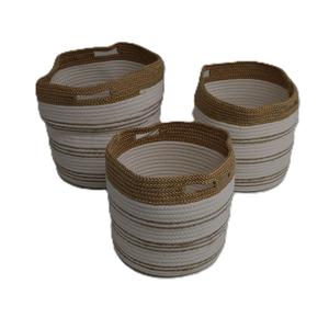 Storage Baskets for Organizing, Set of 3