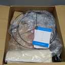 Floor Lamps for Living Room, Black Floor Lamp Adjustable Height Standing Lamp, Dimmable Modern Tall Floor Lamp for Bedroom Office with Beige Linen Shade, 8W 3000K Bulb Included