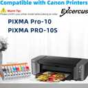 CLI-72 CLI72 C-72 Ink Cartridge Compatible for Canon PIXMA Pro-10 PIXMA PRO-10S (1Photo Black/1Matte Black, 1 Cyan/1Magenta/1Yellow/1Photo Cyan/1Photo Magenta/1Red, 1Gray/1Chroma Optimizer)