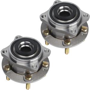PAROD 513266 Pair of 2 Front or Rear AWD Wheel Hub Bearing Assembly Compatible with 07-18 Hyundai Santa Fe, 13-18 Santa Fe Sport, Santa Fe XL, 07-12 Veracruz, 14-17 Kia Rondo, 11-15 Kia Sorento