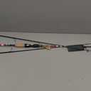 6FT Carbon Fiber Fishing Rod, Twin-Tip Design with American Flag for USA 250th Anniversary, Cork/EVA Handle, 2-Piece Spinning & Casting Rod for Freshwater Bass