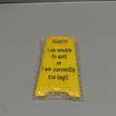 Funny Desk Shelf Decor, Unable Quit Currently Legit Mini Desk Sign