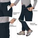 TIHEEN Waterproof Hiking Pants Women, Fleece Lined Winter Warm Snow Ski Pants Outdoor Softshell (XL)