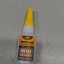 Liquid Super Glue for Metal, 30g Clear Instant Thick CA Glue for Stainless Steel Aluminum DIY Crafts and Repairs, Fast Drying High Strength All Purpose Permanent Professional Cyanoacrylate Adhesives